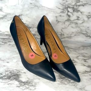 Calvin Klein Black Pump Heels Size 10